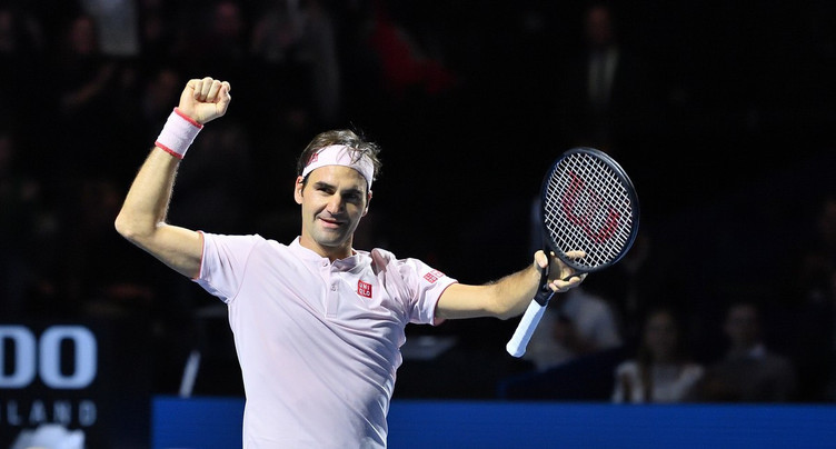 Roger Federer étincelant
