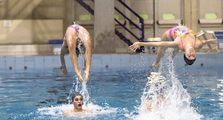 Ballet aquatique à Neuchâtel