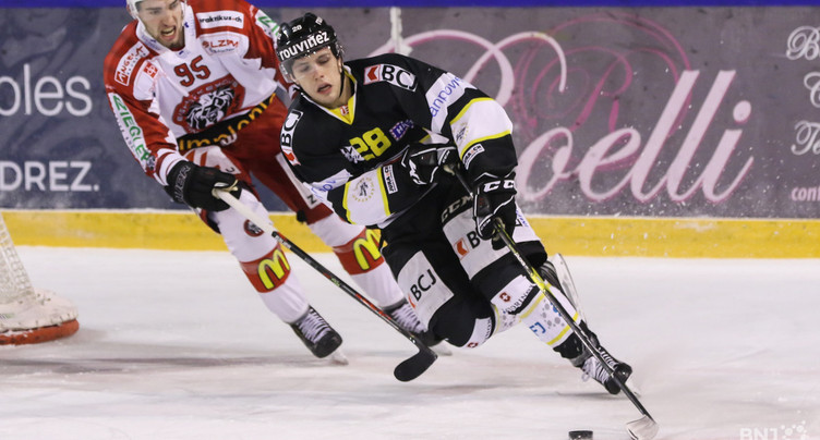 David Prysi face au HC Ajoie