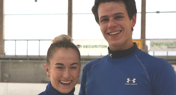 Nicolas et Alexandra en piste