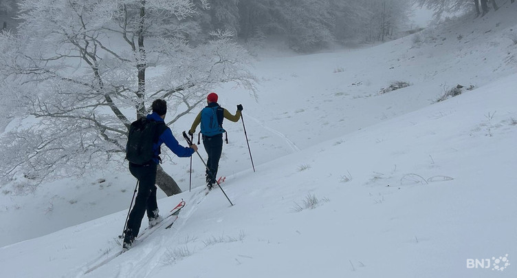 « La Balade jurassienne » en peaux de phoque à la Scheulte