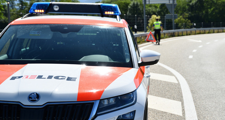 Un motard blessé à Glovelier