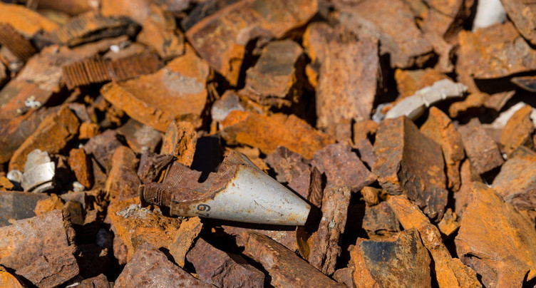 Trouver un obus dans une maison n'est pas rare 