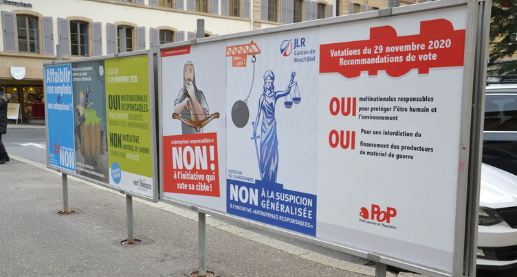 Entreprises responsables: refus des cantons