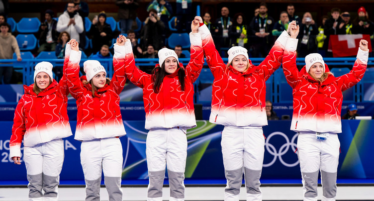 Les curleuses suisses se contentent de l'argent