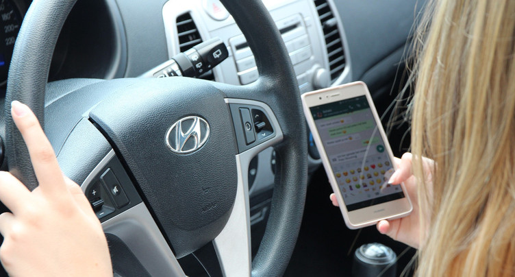Un relevé préoccupant sur la distraction dans le trafic routier