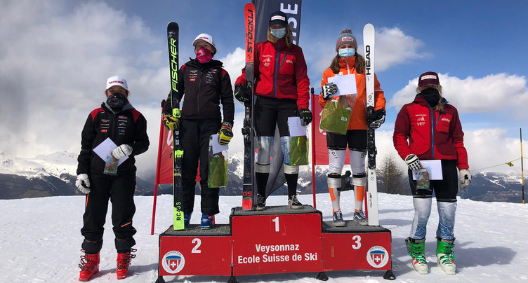 Giron jurassien: double podium de Justine Herzog à Veysonnaz