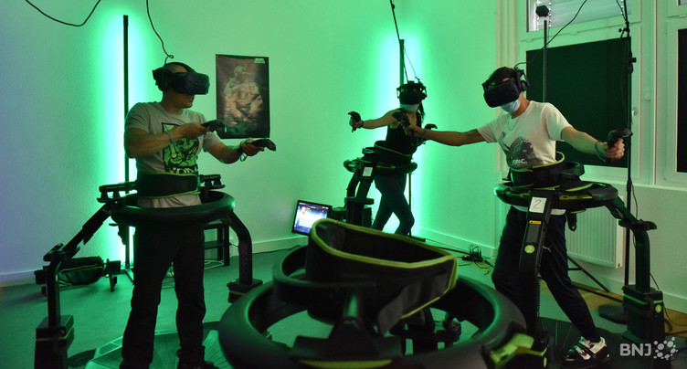 La réalité virtuelle fait transpirer à Delémont