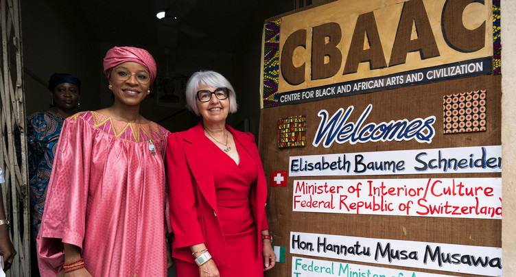 Elisabeth Baume-Schneider au Nigeria pour un accord sur le trafic de biens culturels 