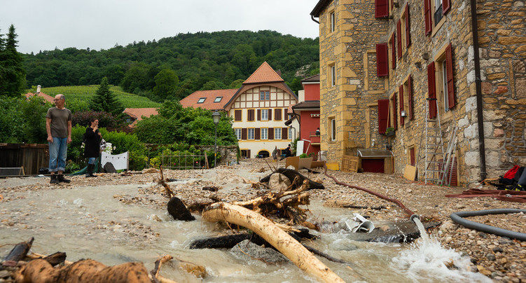Les intempéries de Cressier coûtent près de 2 millions de francs au Canton