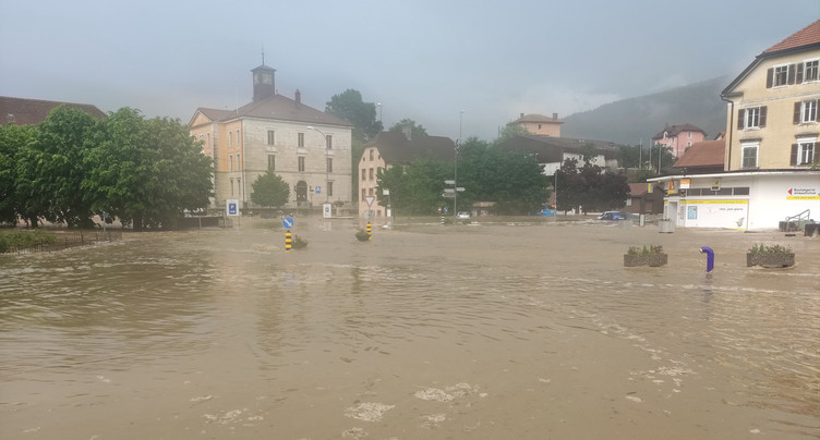 Un déluge inonde le Jura bernois