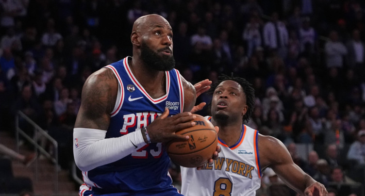 Les Sixers et LeBron James fâchent le champion New York