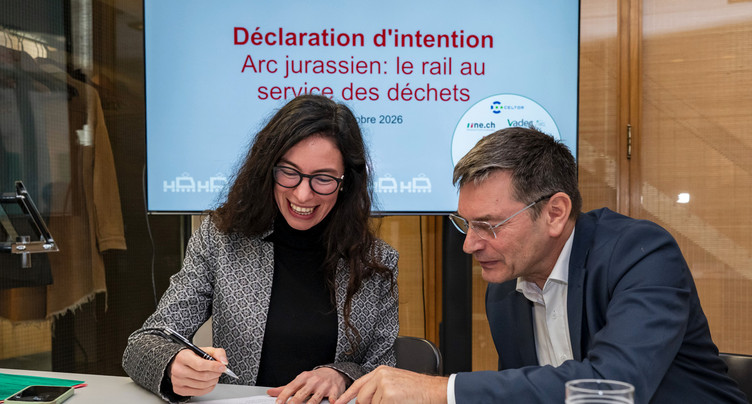 Arc jurassien : transport ferroviaire des déchets développé