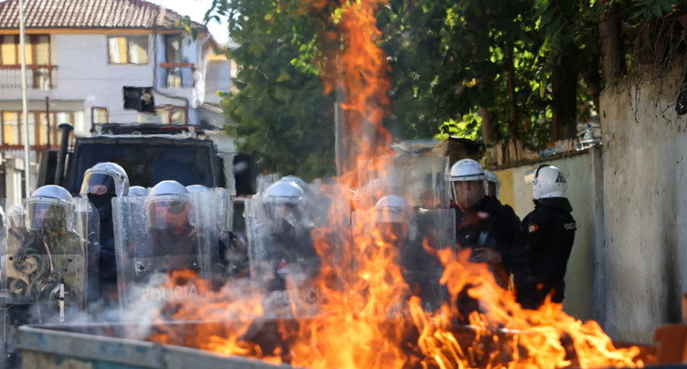 Tensions lors d'une nouvelle manifestation en Albanie