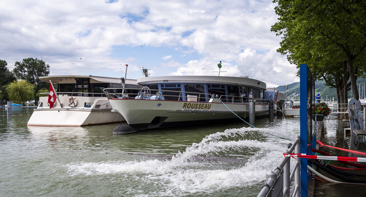 Pas d'augmentation du débit à la sortie du lac de Bienne