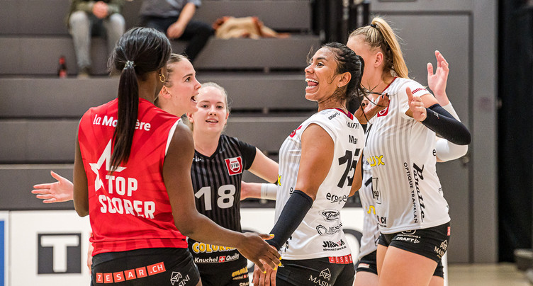 Le Volleyball Franches-Montagnes perd un duel haletant