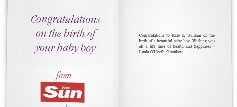 La carte de voeux de "The Sun"