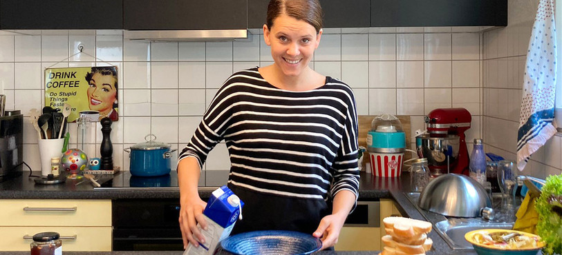 Fanny Zürcher en cuisine