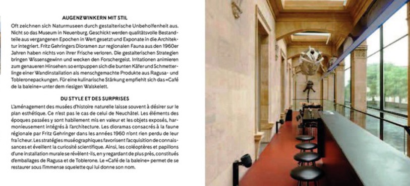 Le Muséum d'histoire naturelle à Neuchâtel. Photo : Christoph Oeschger