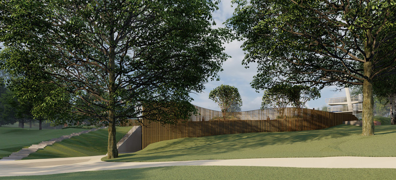 La piscine des Mélèzes sera rénovée dès le mois d'août. (Photo: Belandscape architecte paysagiste)