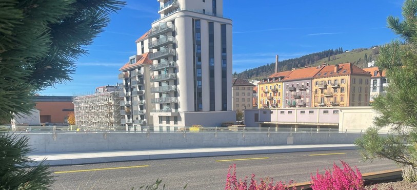 Le Grand-Pont à La Chaux-de-Fonds est le premier pont arborisé. 