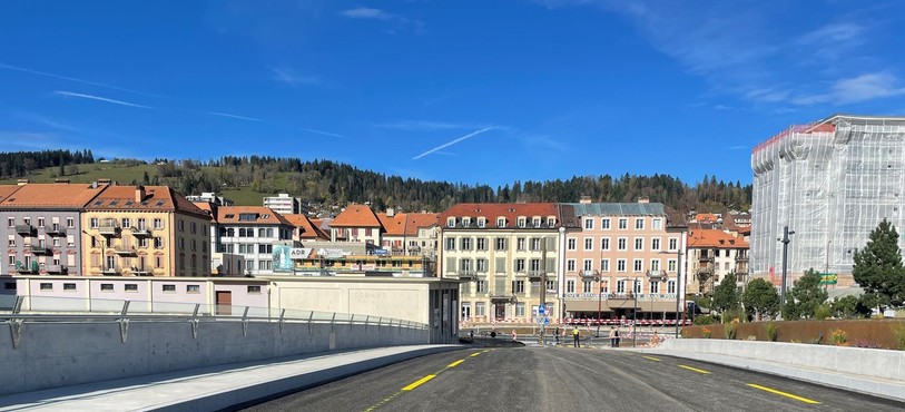 Le Grand-Pont à La Chaux-de-Fonds a été inauguré ce vendredi.