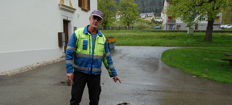 Christian Weber assure la collecte des déchets verts dans une partie du Val-de-Ruz.