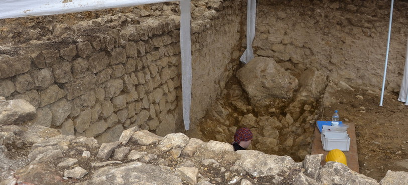Vue de la cave romaine 