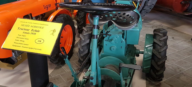 Musée agricole Grandfontaine, tracteur Eclair 1935