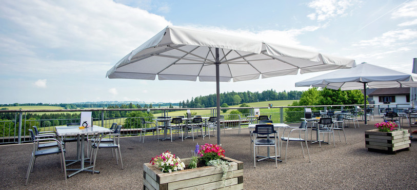 La terrasse de l'auberge du Roselet, lauréate du concours