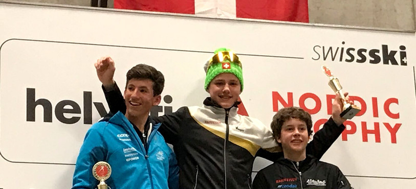Ilan Pittier sur la plus haute marche du podium