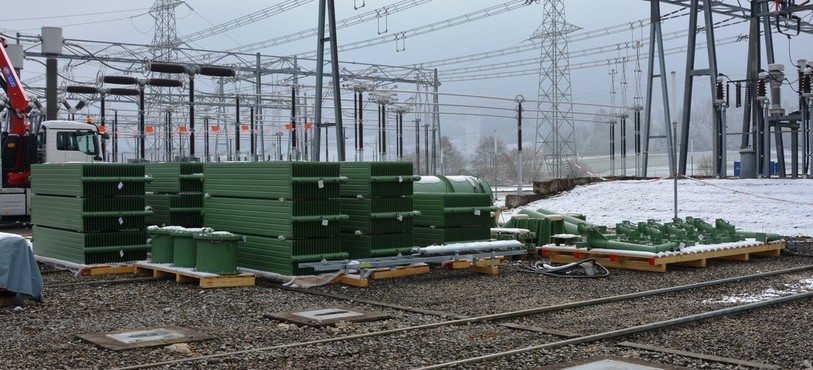 D'autres pièces seront installées sur le transformateur