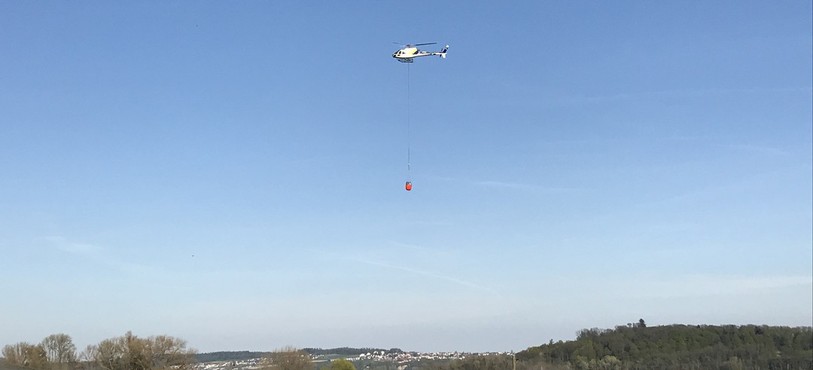 Deux hélicoptères ont été appelés en renfort.