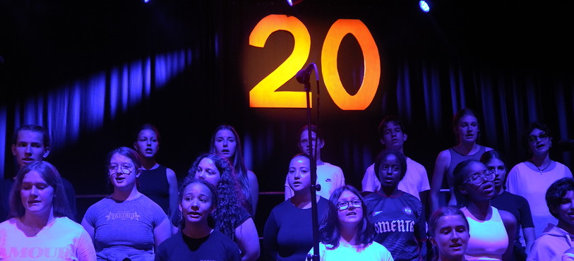 Répétition générale du concert du 20ᵉ anniversaire du Chœur du Collège de Delémont