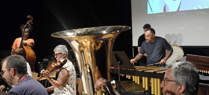   Les Grand Eustache et Michel Zbinden