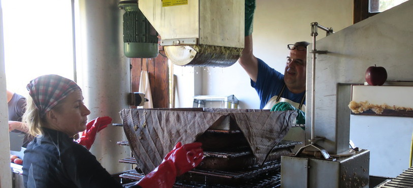 Pressoir à pommes à Glovelier
