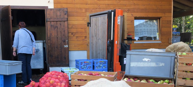 Pressoir à pommes à Glovelier