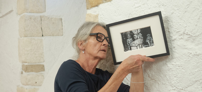Fabienne accroche