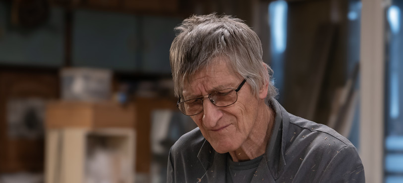Jean-Marie Seuret dans son atelier