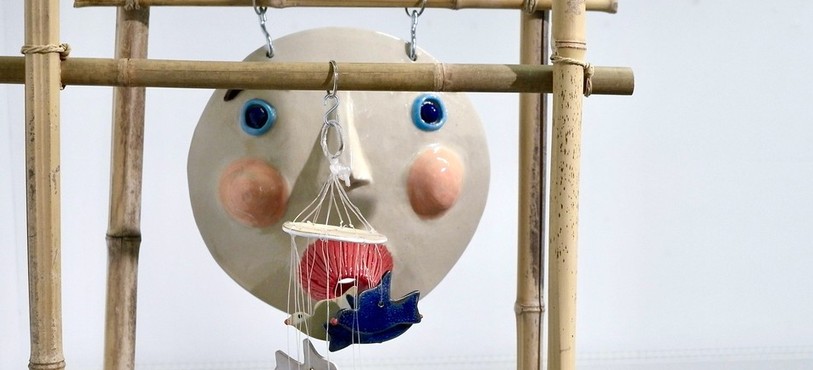 Installation "Eole" de Carine Vuilliomenet