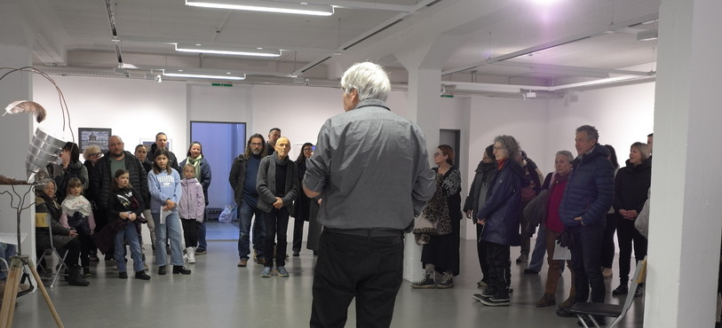 Yves Noirjean face au public