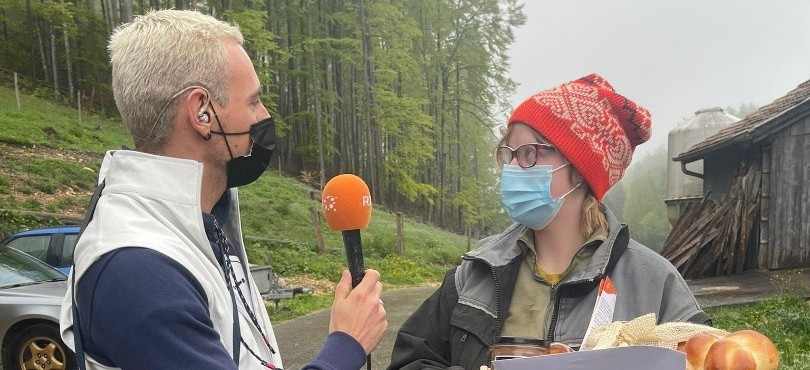 Sven et Noémie en plein direct