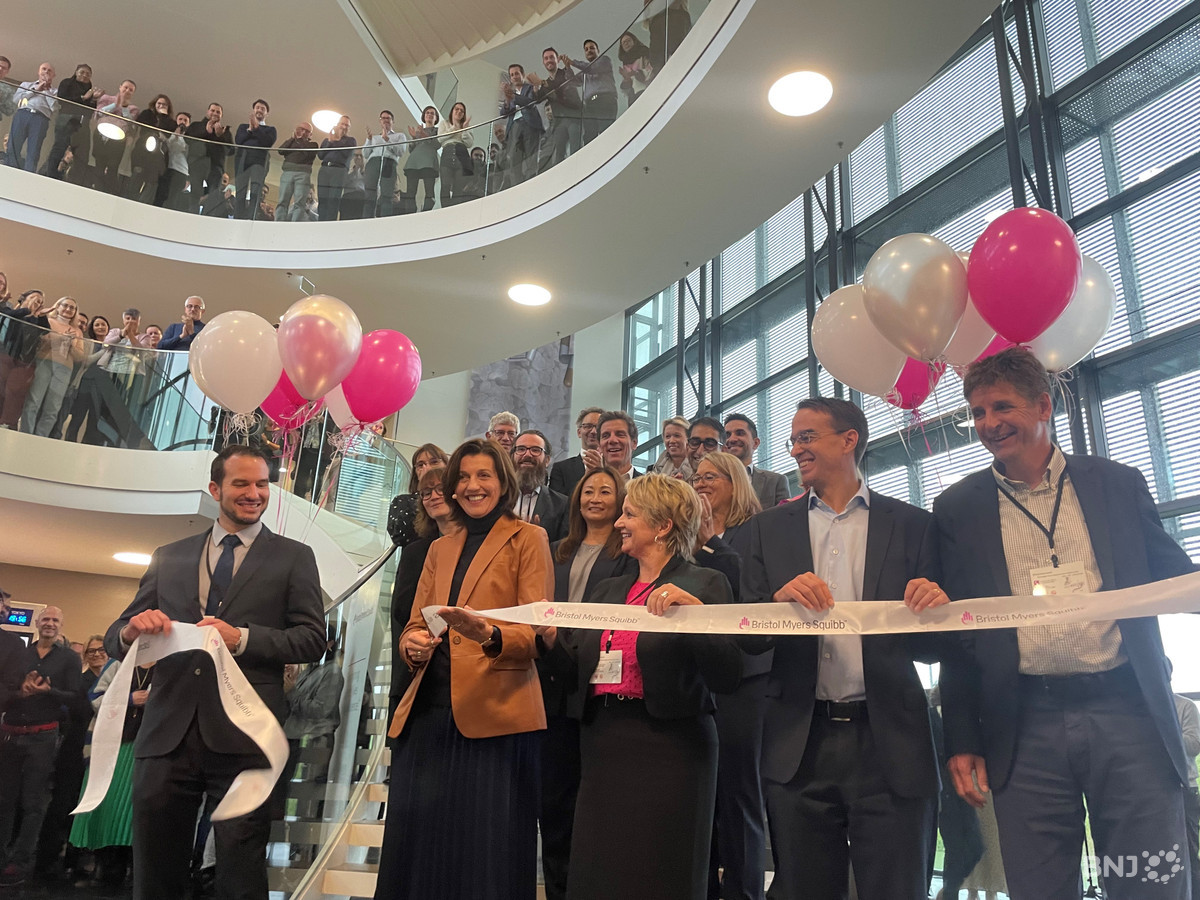 Le géant de la pharma BMS affiche ses ambitions à Boudry RTN votre