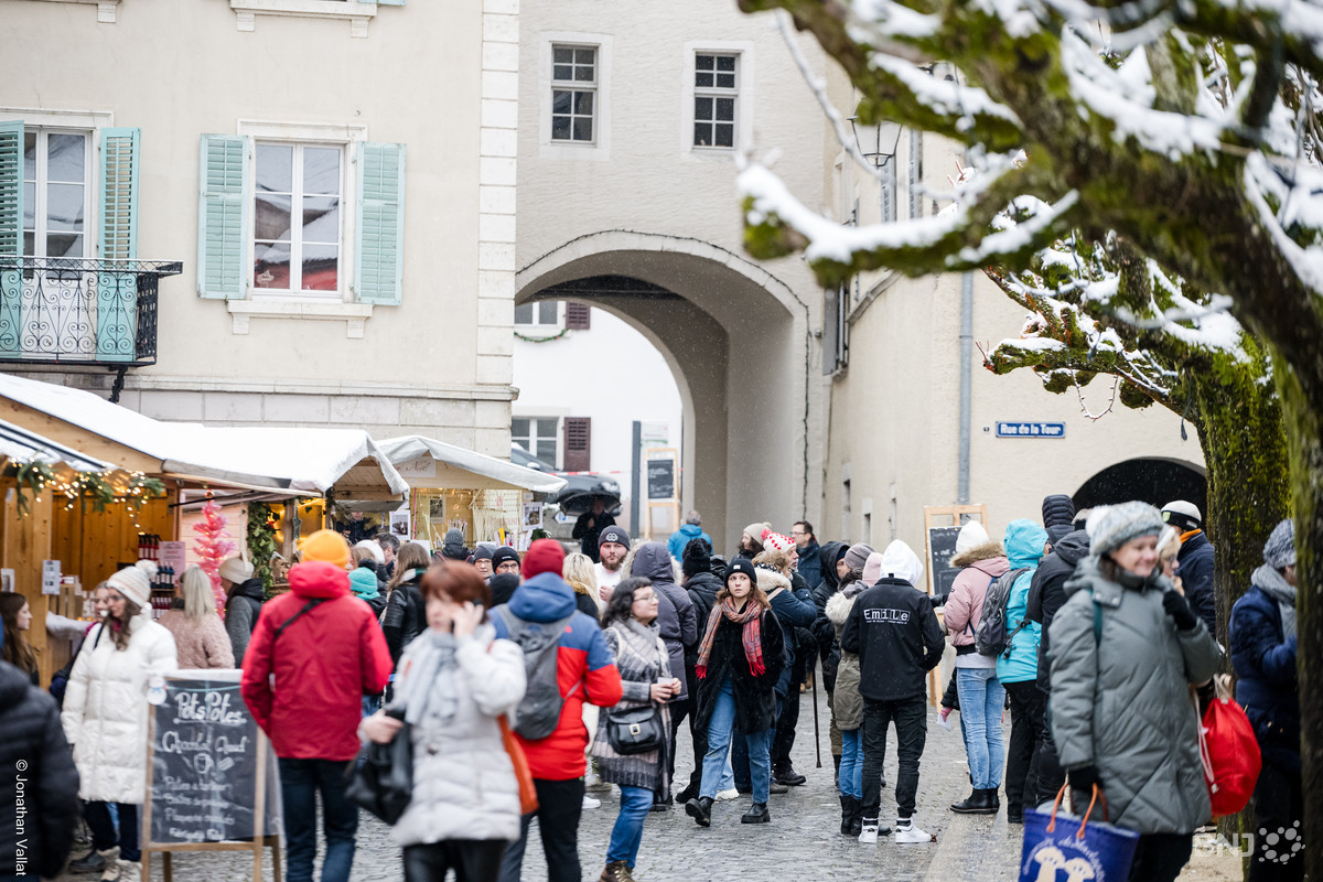 25e marché de Noël de StUrsanne RFJ votre radio régionale