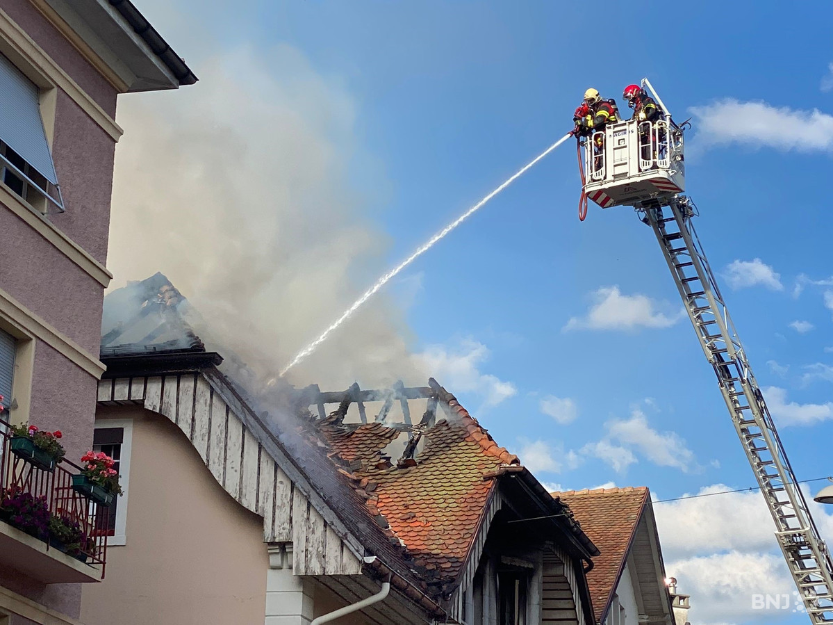 Un Incident Technique à L’origine De L’incendie à St-Imier - RTN Votre ...